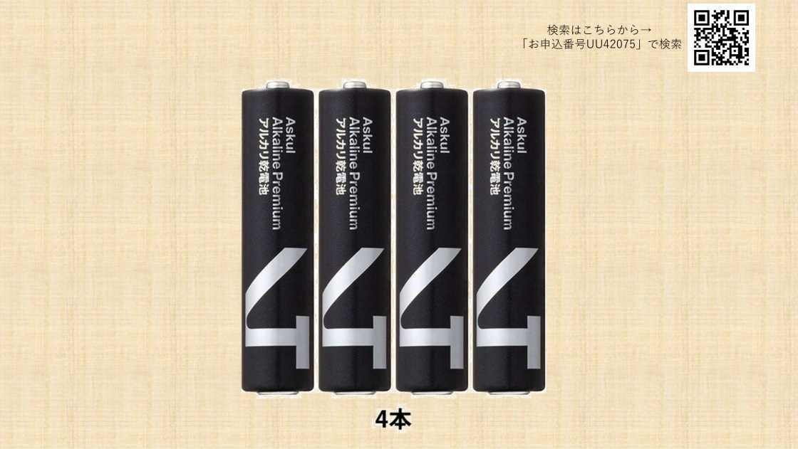 アルカリ乾電池